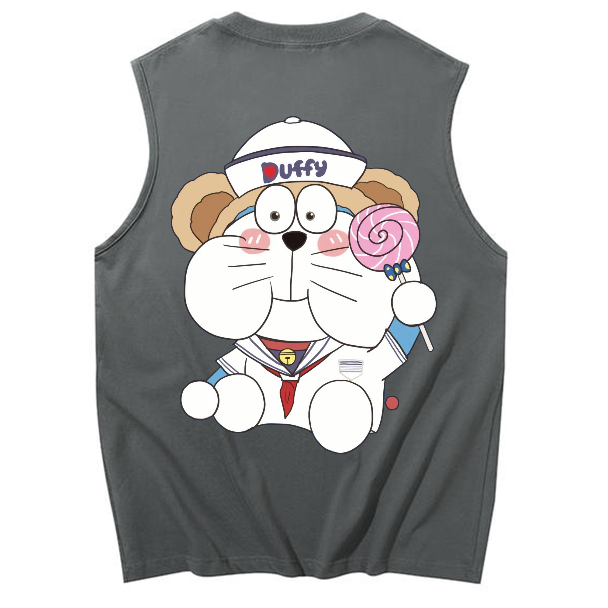 （画像用） ドラえもん Doraemon コットン100％タンクトップ（背面プリント）